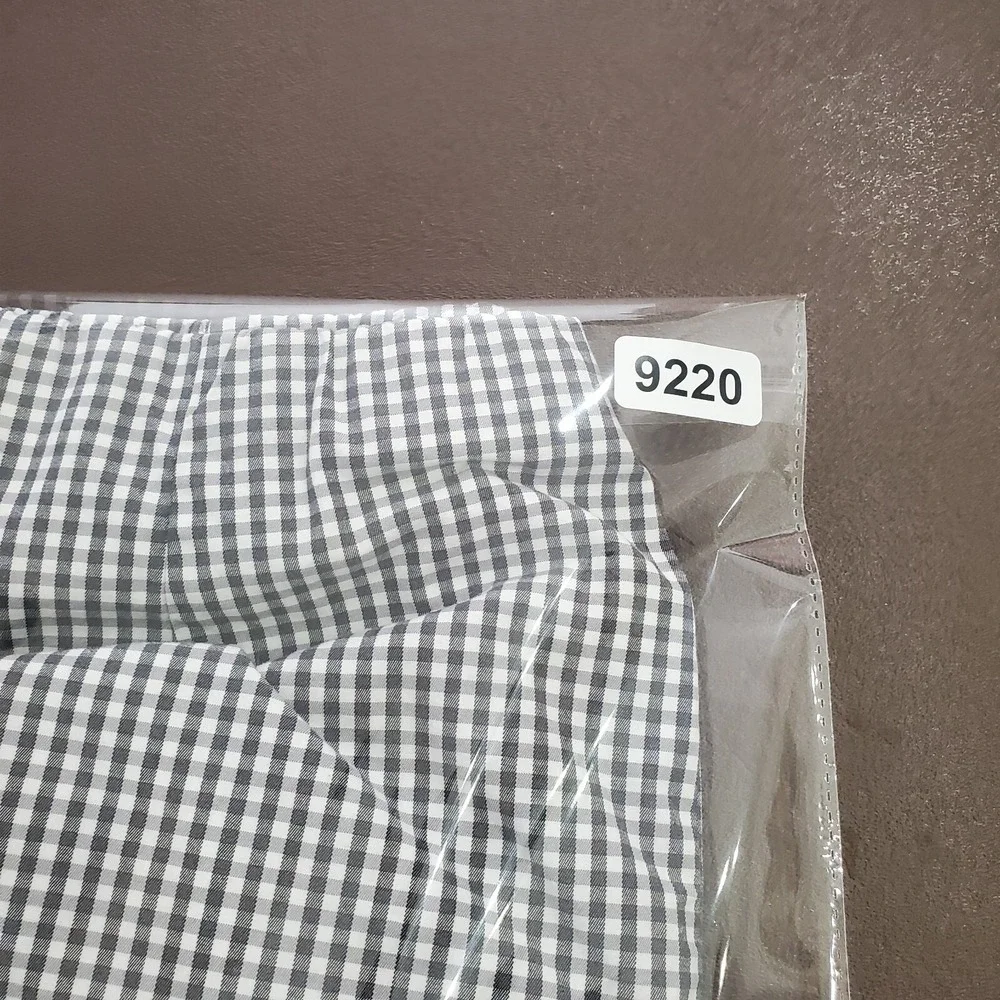 Coldwater Creek Womens Pants‎ Size 16 Plaid Cotton Spandex Black White Checkered - Picture 12 of 13